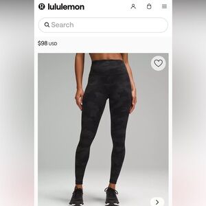 Lululemon Wonder Under leggings